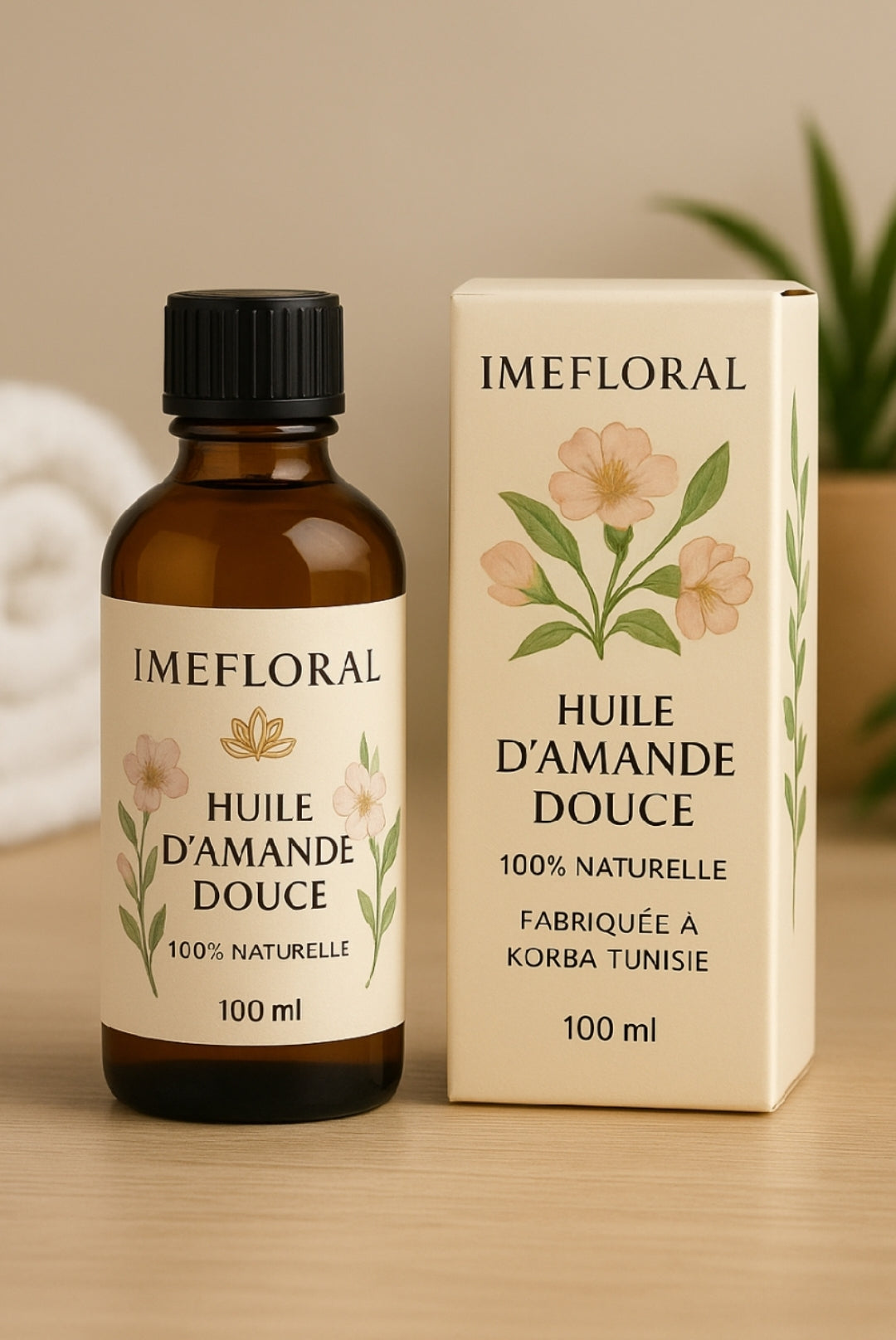 Huile de massage Almond douce imefloral